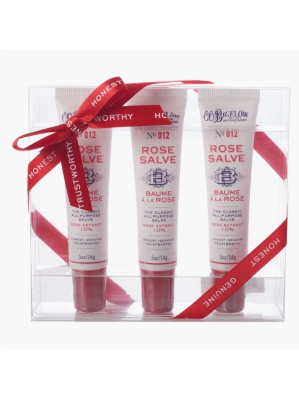 C.O. Bigelow | Salve | No. 012 Rose Salve Tube Trio